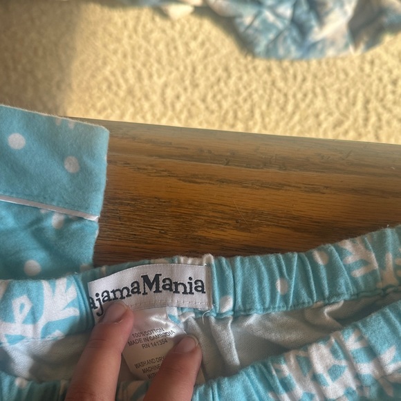 Blue Snowflake Pajama Pants - Picture 3 of 7